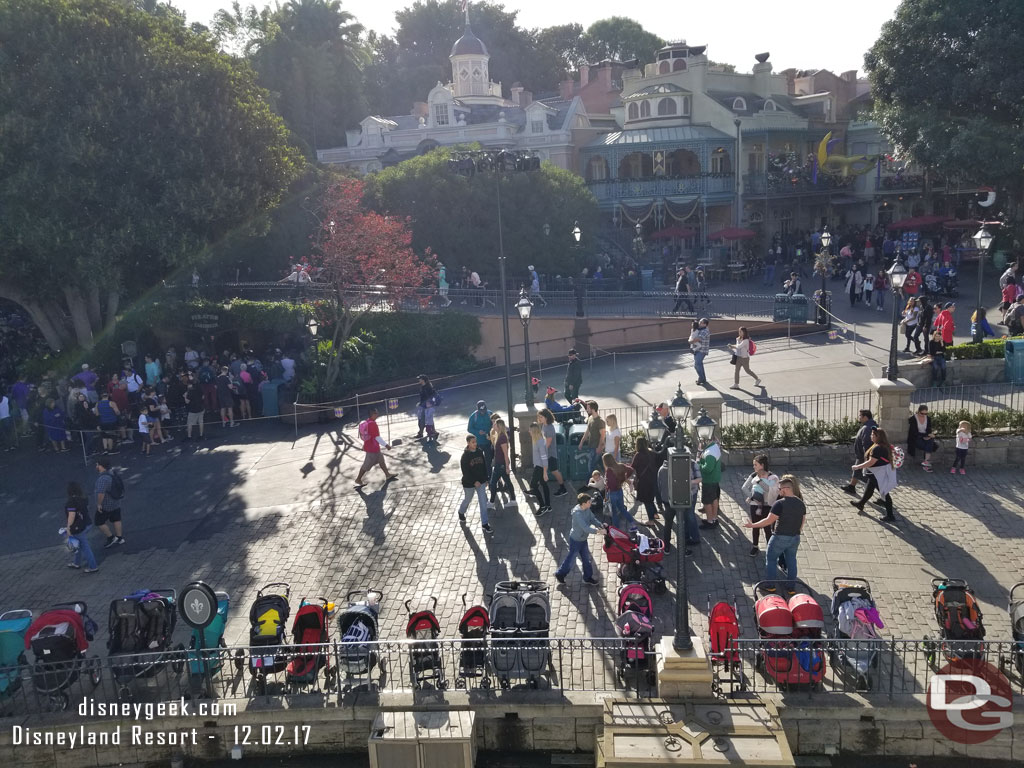 New Orleans Square this morning, it was about 9:45am