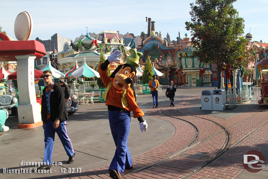 Crossed paths with Goofy.