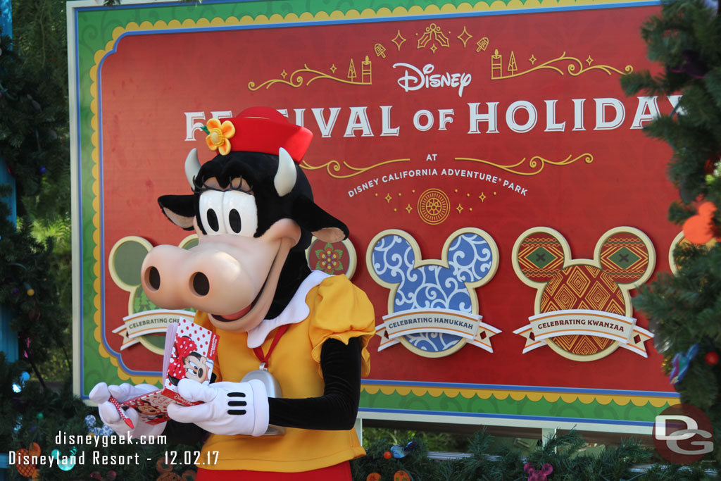 Clarabelle out for pictures as part of Festival of Holidays