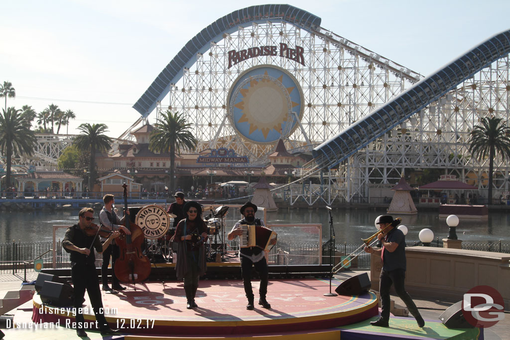 Mostly Kosher performing in Paradise Park