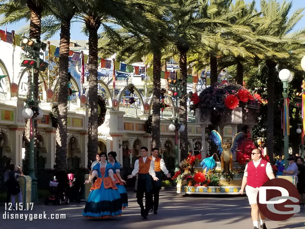 Elena of Avalor's procession rolling by as I continued around the Pier.