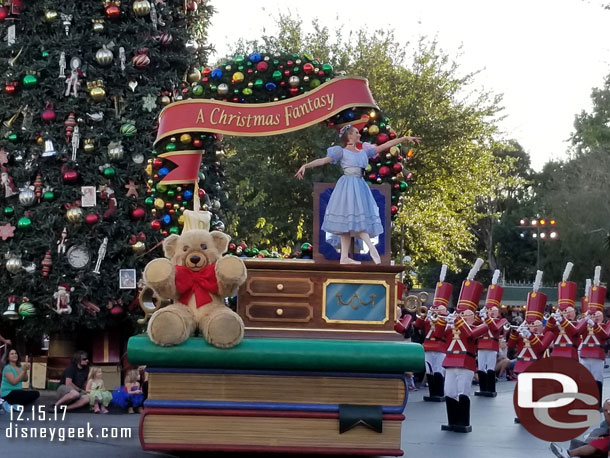 The music box leading off the parade.