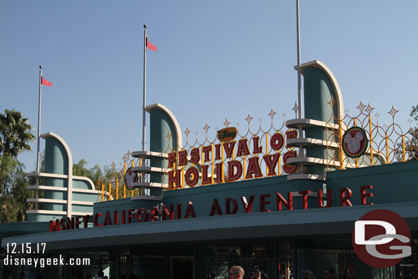 First stop Disney California Adventure.