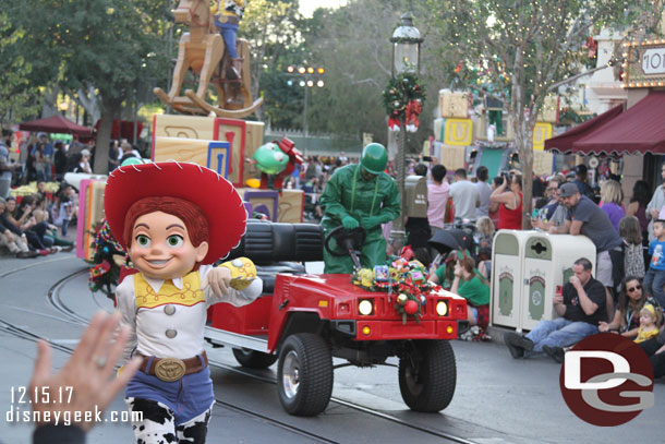 Jessie leads the Toy Story group and Santa's Workshop