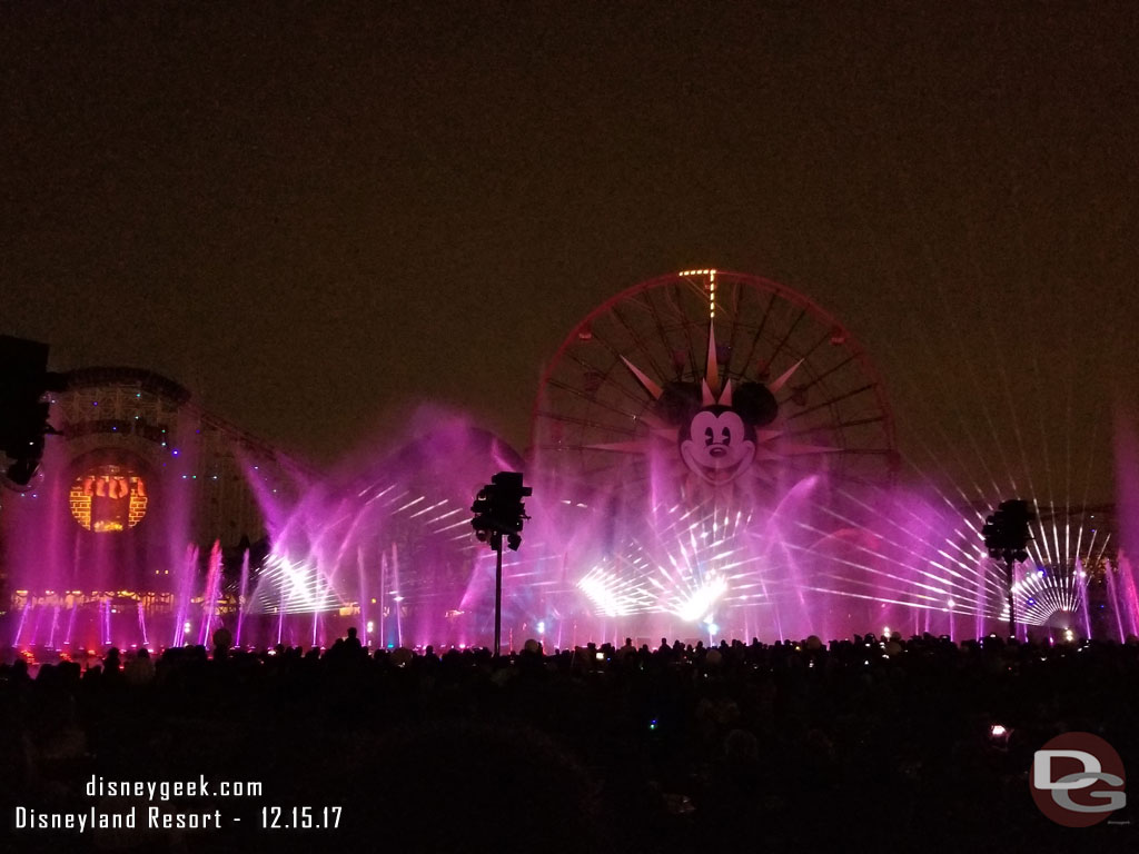 A couple random pictures from World of Color Season of Light.