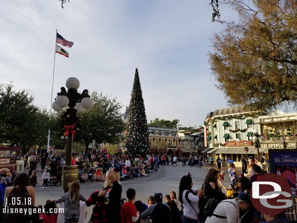 Arrived at Disneyland just before the 3:30 parade was to start.