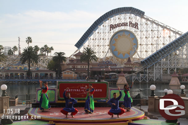 Blue13 Dance Co performing in Paradise Park