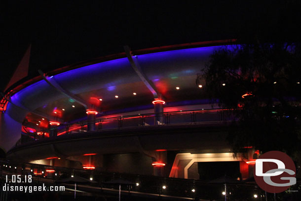 Noticed the wreaths have been removed from the second story already.