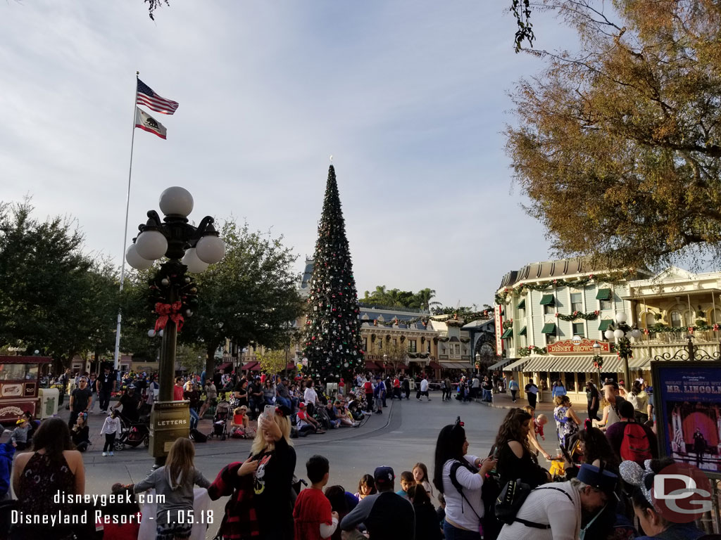 Arrived at Disneyland just before the 3:30 parade was to start.