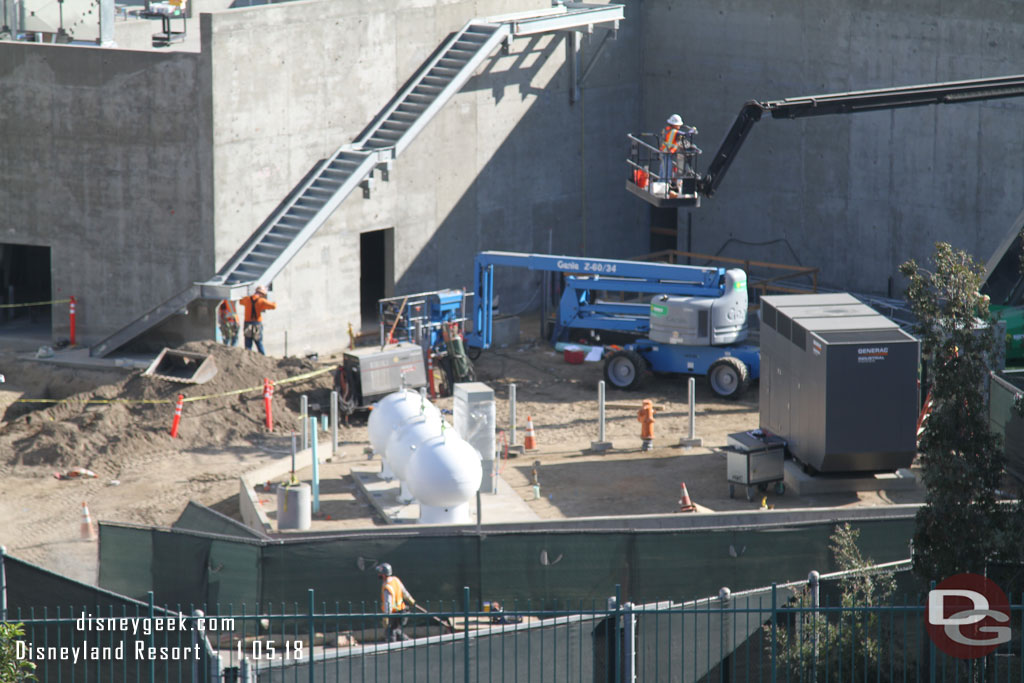 In the utility area three spheres have been installed.  