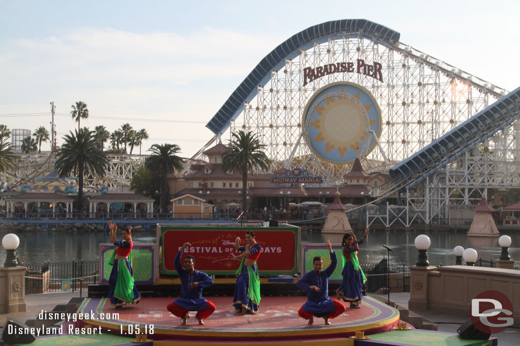 Blue13 Dance Co performing in Paradise Park