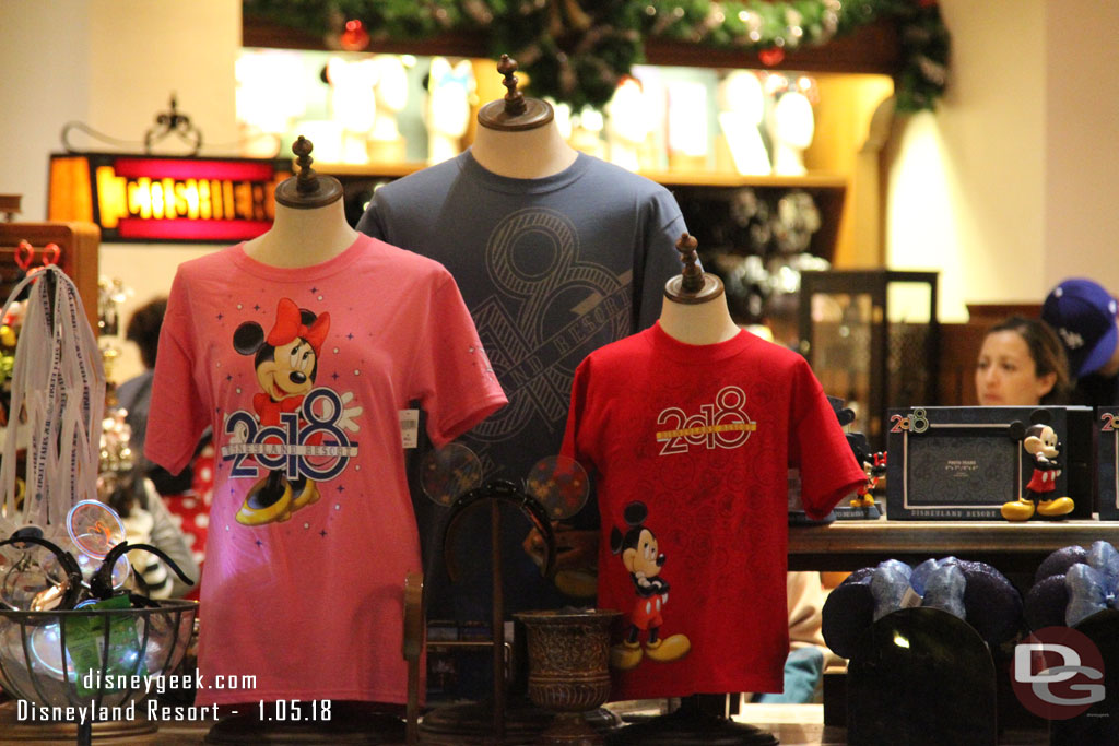 2018 merchandise is available throughout the resort.