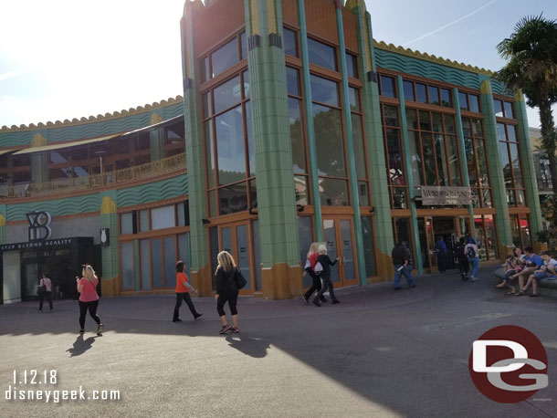 Across the way the former D-Street is being transformed to a Disney Home store.