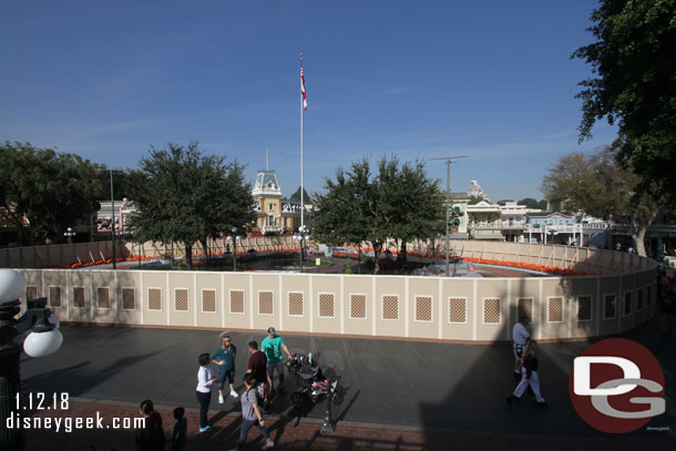 A wide shot of Town Square.