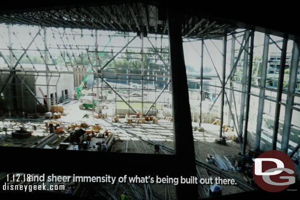 Another one inside the Battle Escape Building looking at the large hanger area.  Off to the right you can see the parking structure.