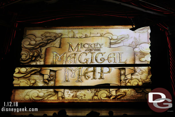 Mickey and the Magical Map has a couple of after dark performances this weekend with shows at 6:45 and 8:00pm.  