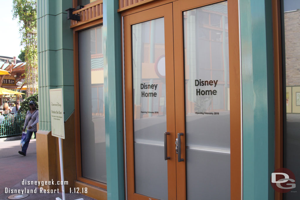 Disney Home Coming soon added to the doors.