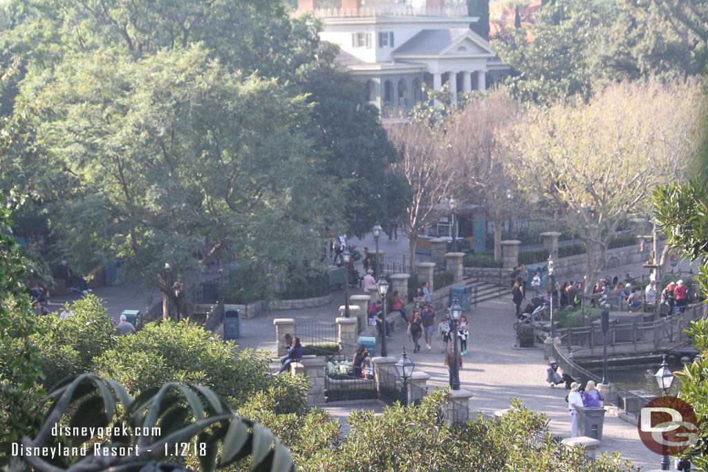 The riverfront from the tree house