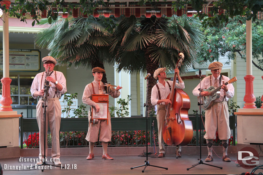 Ellis Island Boys performing.