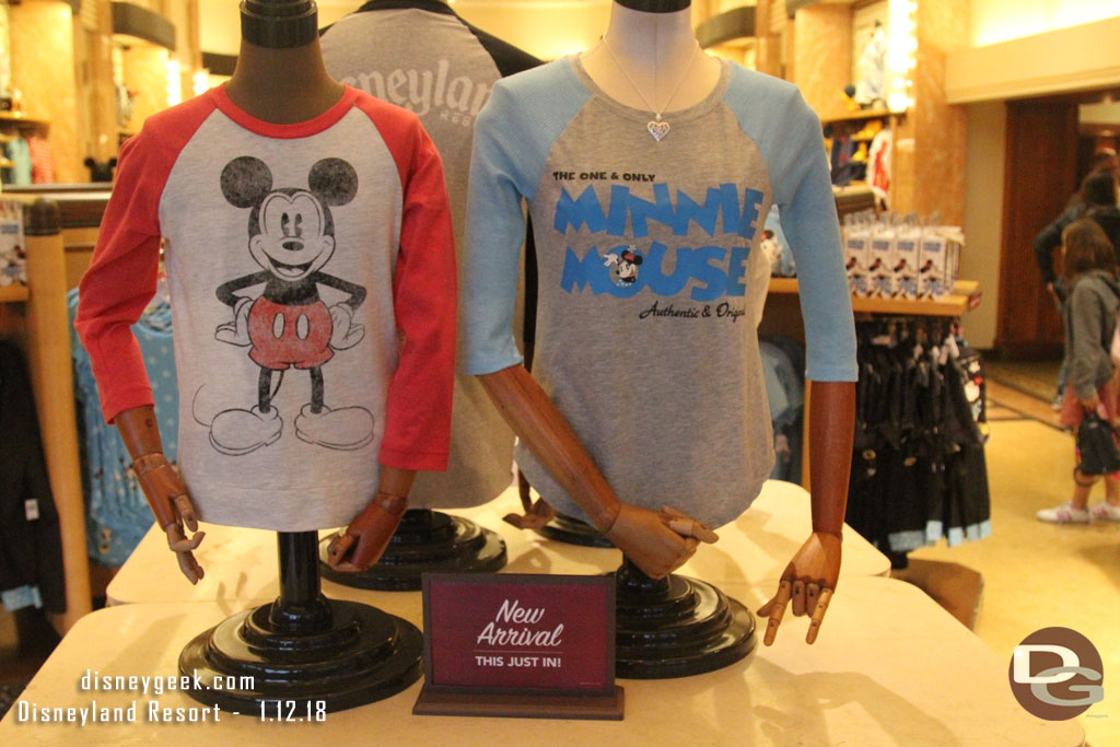 Some new Mickey Mouse merchandise in Elias & Co.