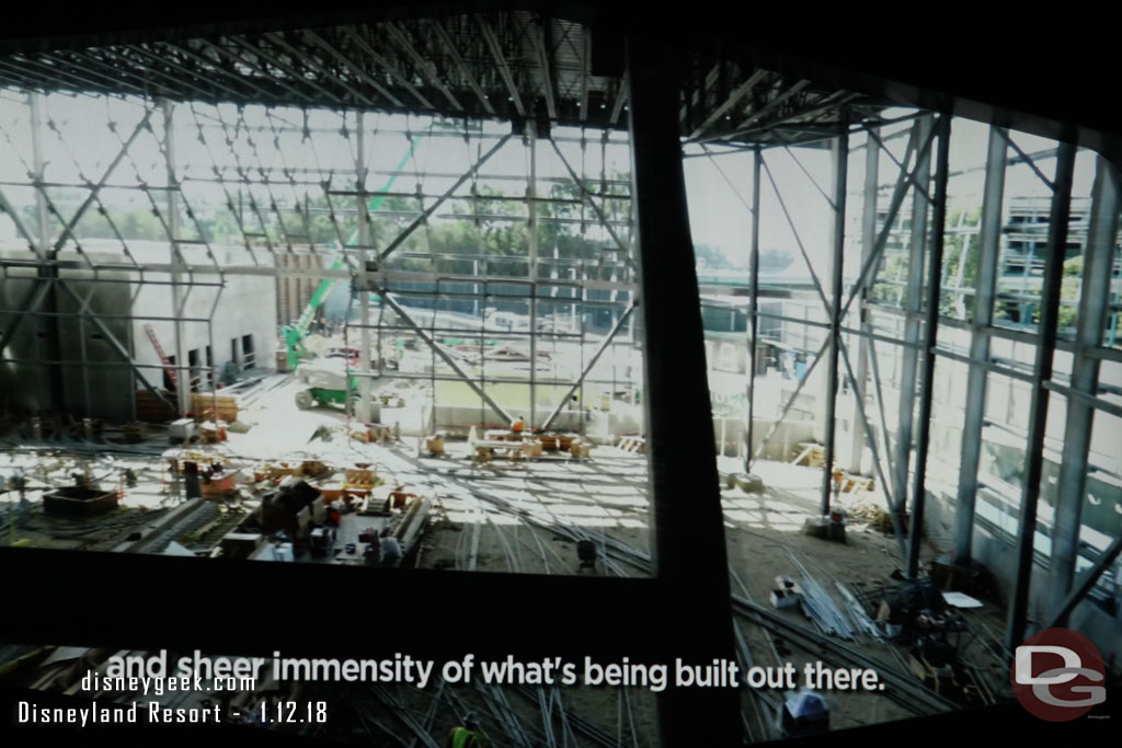 Another one inside the Battle Escape Building looking at the large hanger area.  Off to the right you can see the parking structure.