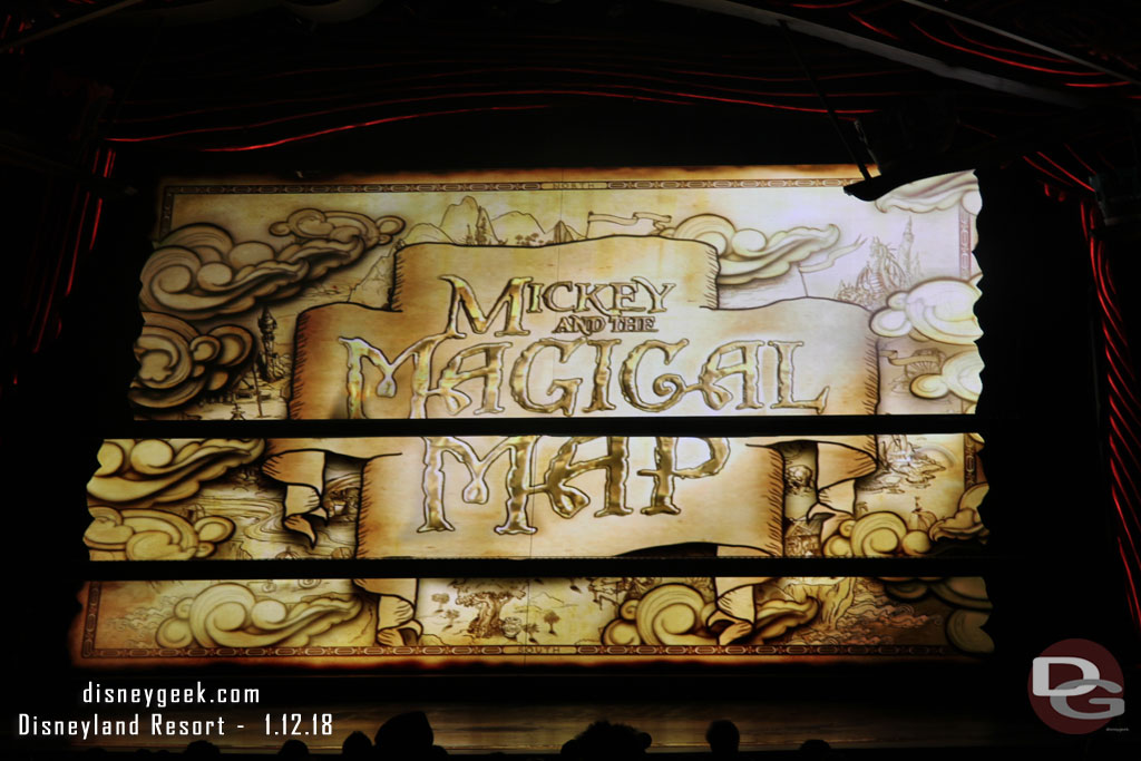 Mickey and the Magical Map has a couple of after dark performances this weekend with shows at 6:45 and 8:00pm.  