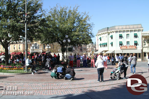 The walls are gone from Town Square unveiling the new track and brickwork for the Streetcars.