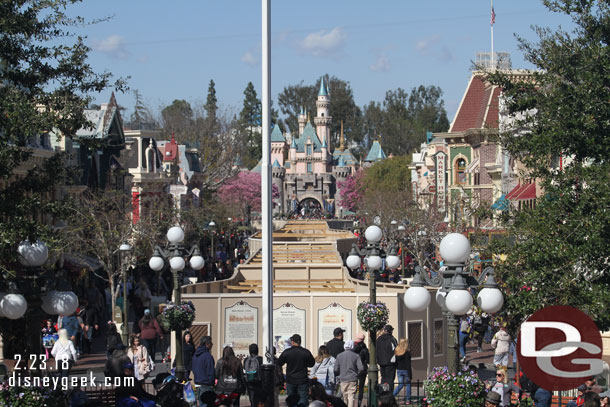 A closer look up Main Street.