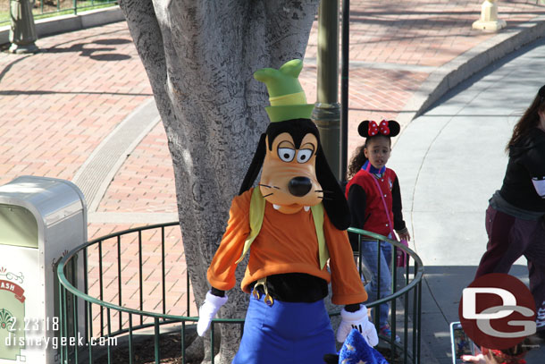 Goofy was out too.