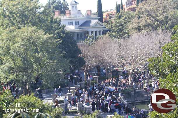 New Orleans Square this afternoon.