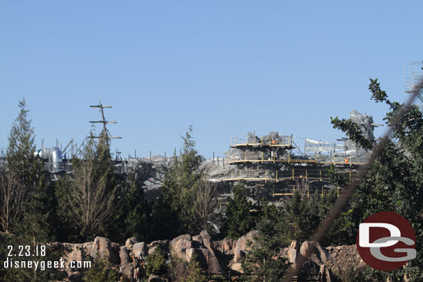 A check of the Star Wars: Galaxy's Edge construction from the Mark Twain.