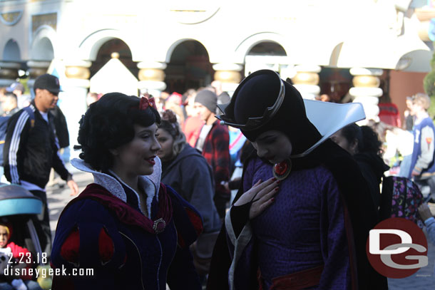 Snow White and the Evil Queen were in Fantasyland.