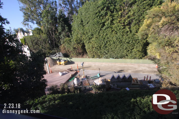 The next sections of the route look to be poured too, but not the park along the far side yet.