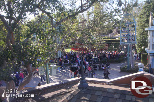 The Storybook Land wait looks to be mostly back in its queue now but still long.