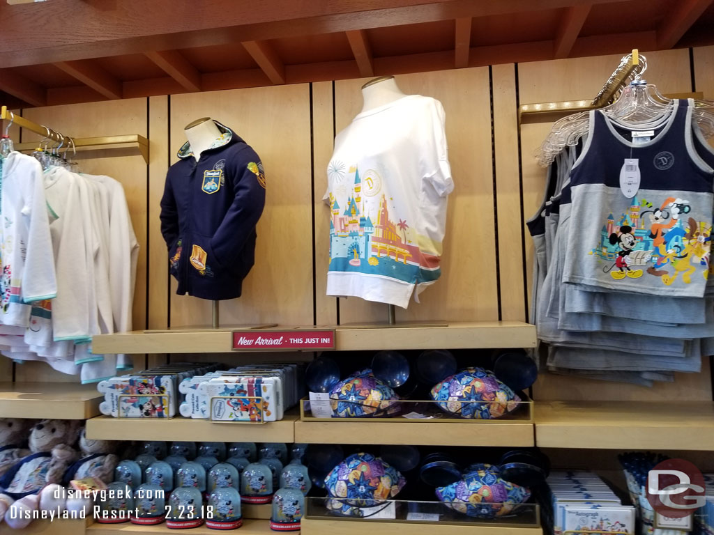 Some new merchandise near the door closest to La Brea Bakery.