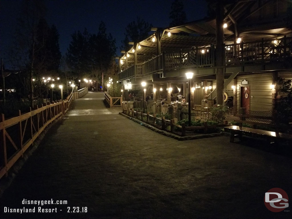 Critter country was peaceful this evening.  In a little over a year it most likely will never be like this once Star Wars opens.