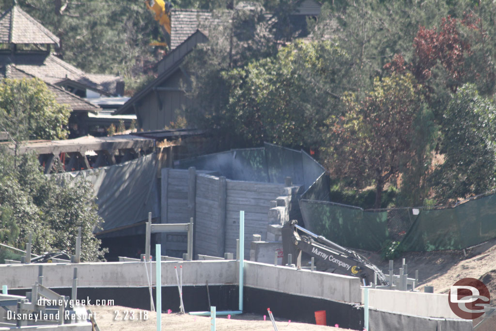 The wall nearest Critter Country looks complete, just needs final color.