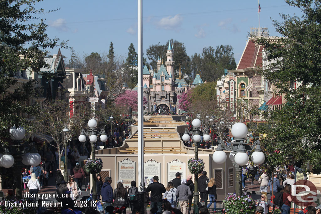 A closer look up Main Street.