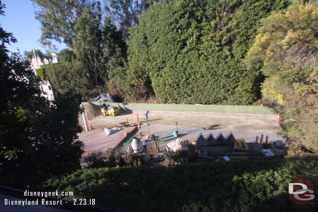 The next sections of the route look to be poured too, but not the park along the far side yet.