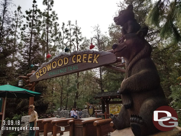 The Redwood Creek Challenge Trail has reopened.