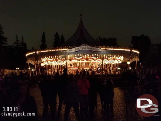 So I headed to Fantasyland to use it for Alice in Wonderland.. which was down too!  So decided to head for home at this point ahead of the Fantasmic! and World of Color Exit crowds.