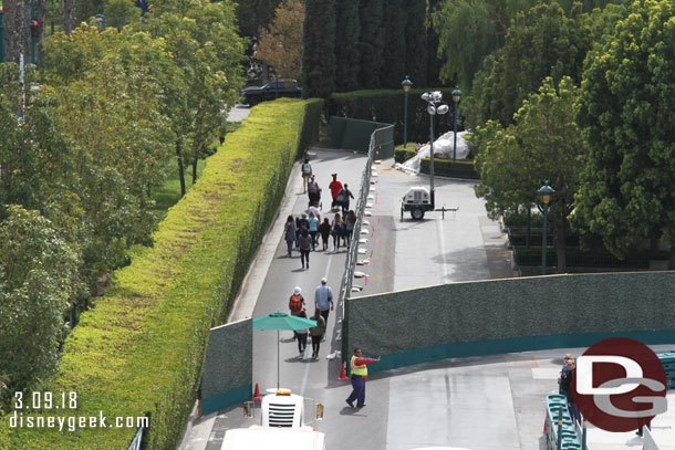 Another look at the walkway to the parks.  It is shorter than the old route.