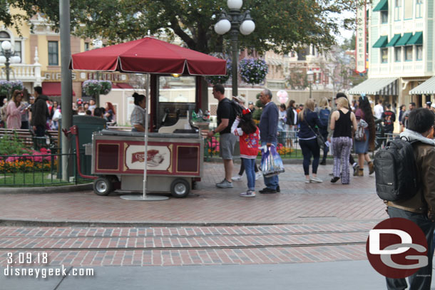 Next stop Disneyland.  One cart is back in Town Square.