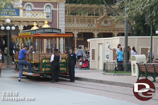 A Street Car is also out for pictures.