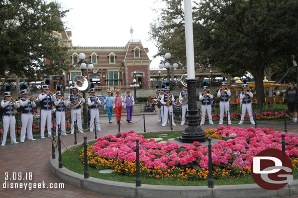 The Dapper Dans arriving.