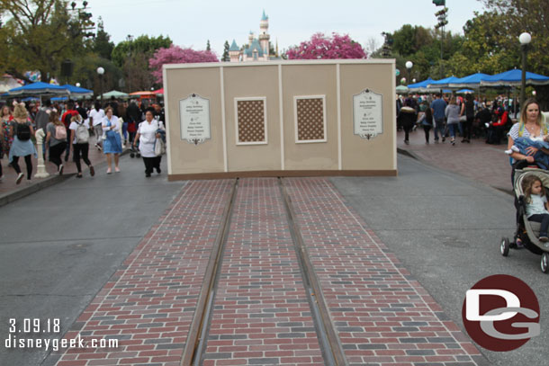 A portion near Coke Corner is complete too.