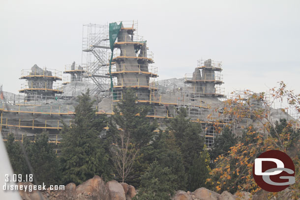 Star Wars: Galaxy's Edge construction from the Mark Twain.