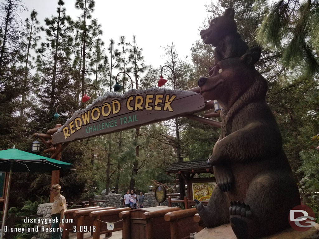 The Redwood Creek Challenge Trail has reopened.