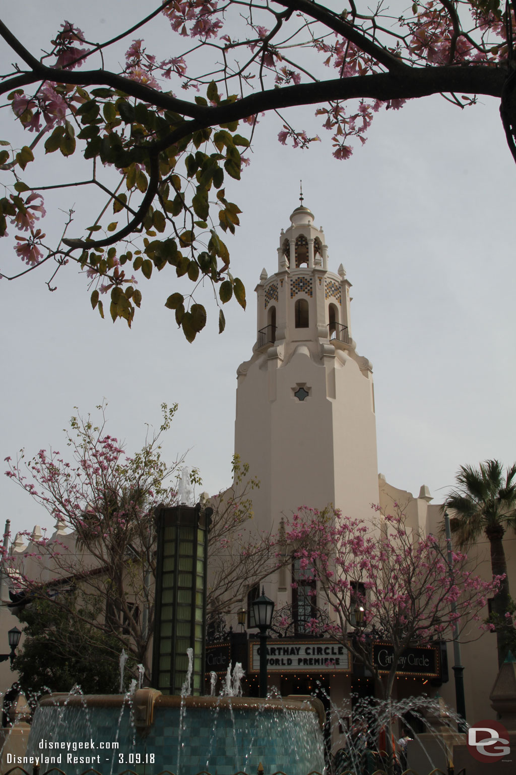 An overcast spring day this afternoon.