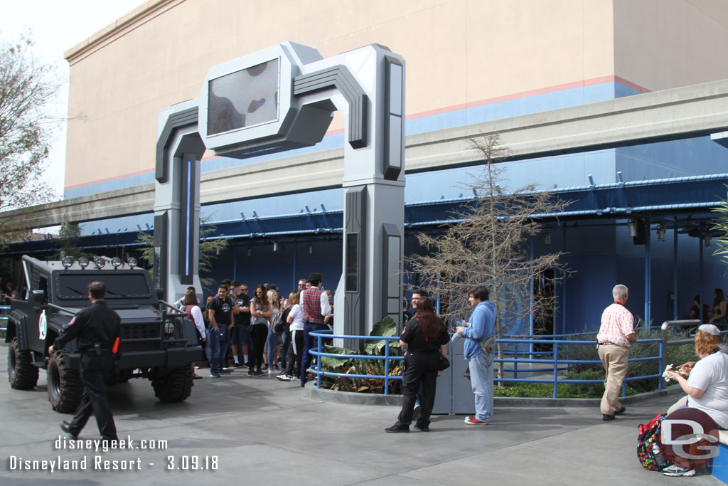 The Black Panther is using the lobby of Stage 17 still.. I thought with the festival they may move him, they did not.